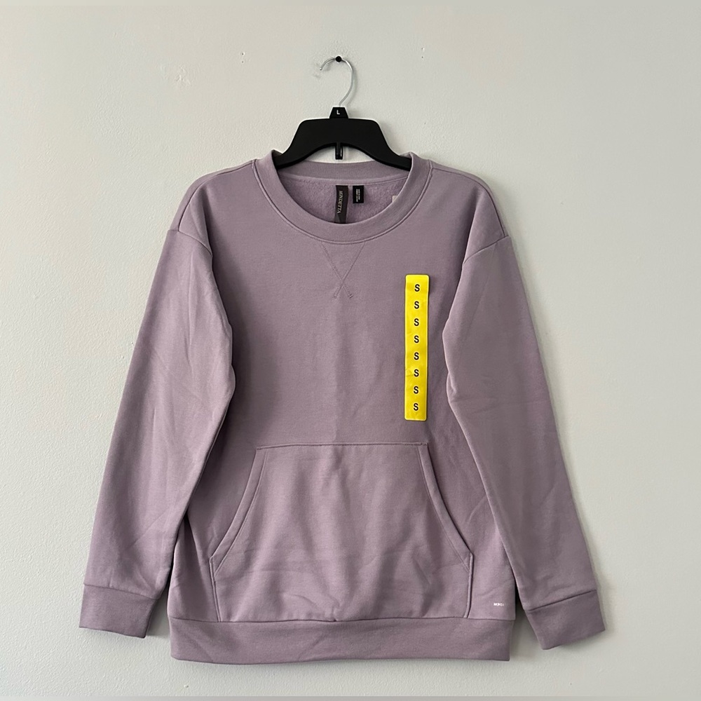 Mondetta Ladies' Knit Fleece Crewneck Sweatshirt, Size S - Picture 5 of 8